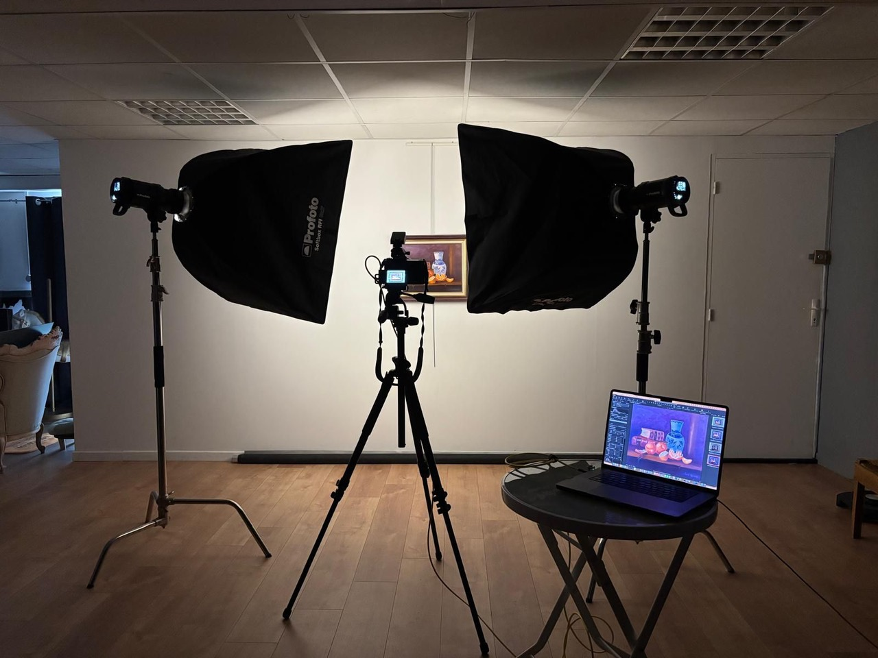 Prise de vue reproduction d'œuvre d'art - 1